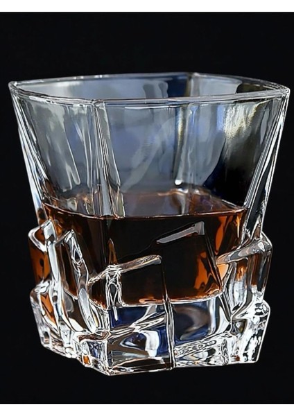 Adet Ağır Tabanlı Viski Burbon Kokteyl Bardağı