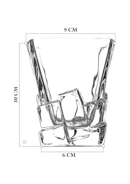 Adet Ağır Tabanlı Viski Burbon Kokteyl Bardağı modelleri