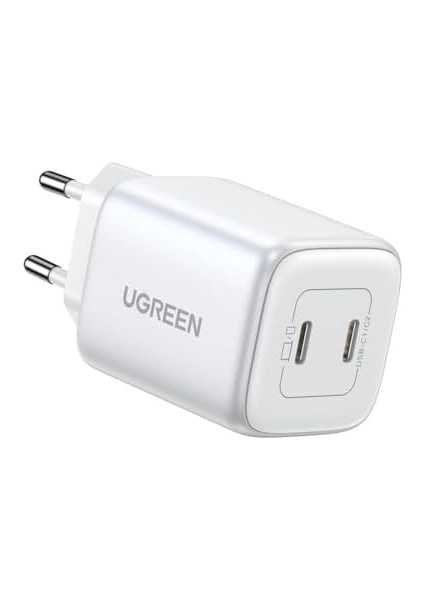 Ugreen Nexode 45W Dual Usb-C Pd Şarj Cihazı (25W+20W), Beyaz fiyatları