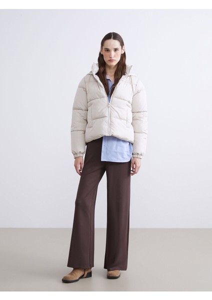 Yeni Sezon Kapüşonlu Kadın Şişme Mont fiyatları