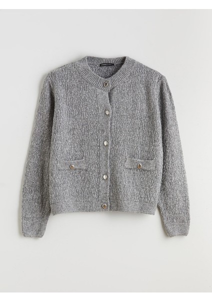 Yeni Sezon Bisiklet Yaka Kadın Triko Hırka indirimleri