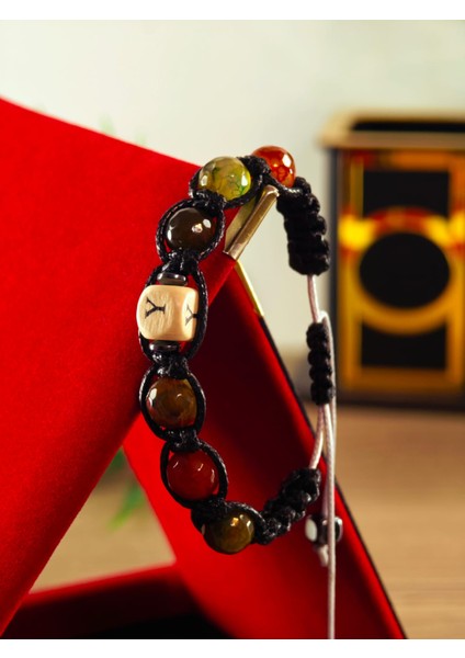 Makrome Bileklik El Yapımı Kişiye Özel Yapım Harfli Makrome Bileklik Doğal Taş Makrome Bileklik modelleri