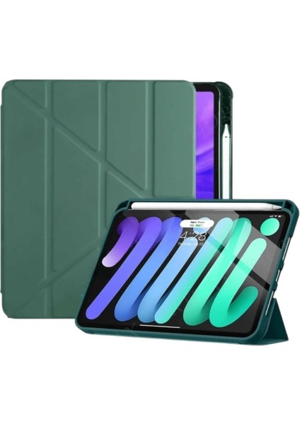 Samsung Uyumlu Trifold Yumuşak Akıllı Uyku Modlu Tablet Kılıfı