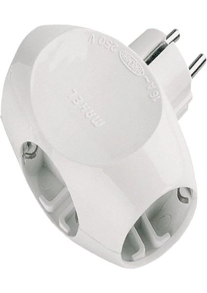 10015, 16 A, 250 V, Beyaz