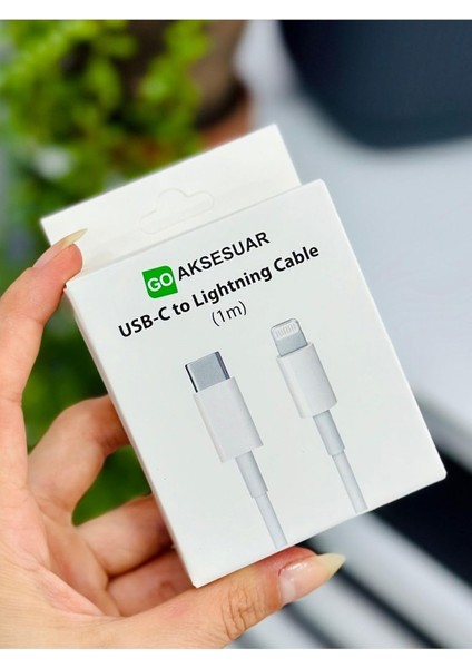 Type-C To 20W 1 Metre Hızlı Şarj Kablo 11-12-12PRO-13-13PROMAX-14-14PRO-14 Promax - BEYAZ1M