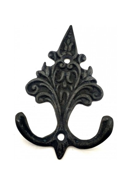 Eco Lounge Antika Tarz Dekoratif Pirinç Çam Figürlü Askı - 98X57 Mm, Oksit