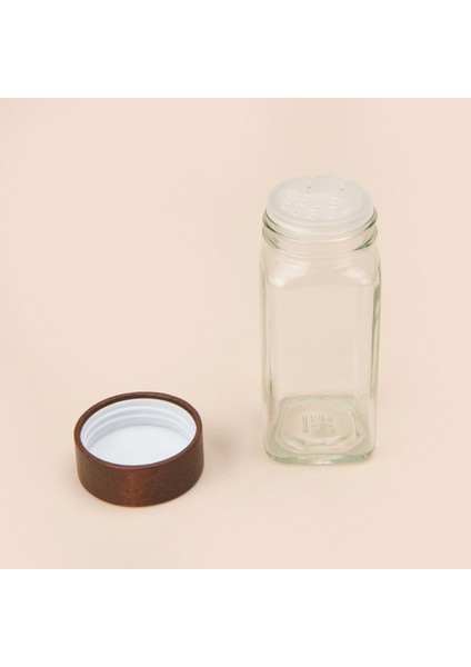 Akasya 12'li Baharatlık Seti - Şeffaf / Kahverengi- 120 ml modelleri