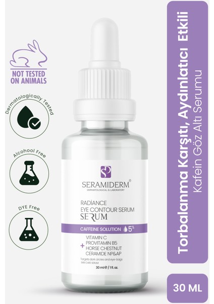 Torbalanma Karşıtı, Aydınlatıcı, Kafein Göz Altı Serumu 30ML fiyatları