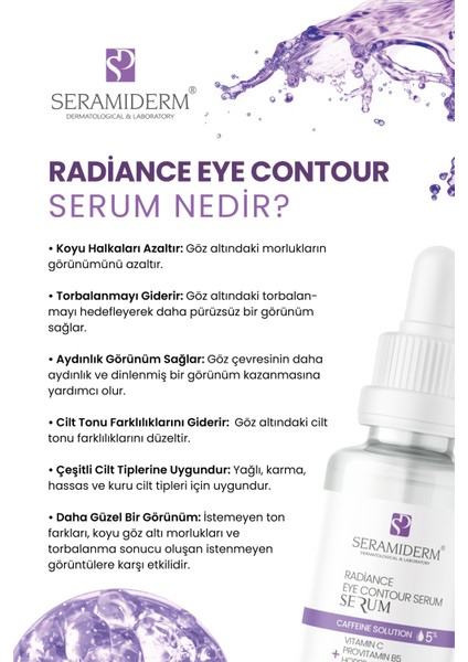 Torbalanma Karşıtı, Aydınlatıcı, Kafein Göz Altı Serumu 30ML fırsatları