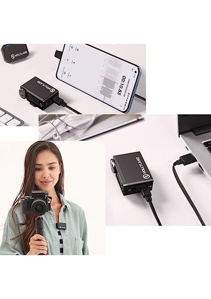 Lark Max Kablosuz Lavalier Mikrofon Sistemi, 2 Verici Alıcı Seti, Siyah, 2.4g Afh, 250 M (820 Ft), Taşınabilir Mini Takmalı Mikrofon, Kamera/mobil Cihaz/bilgisayar Için. fiyatları