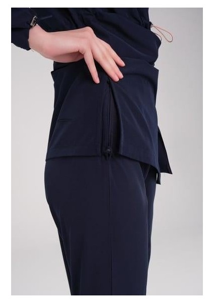 HSM-3097 Asima Desenli Esnek Dokuma Tesettür Mayo