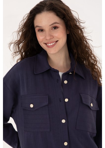 Kadın Mürdüm Gömlek Örme 50309510-VR074 fiyatları