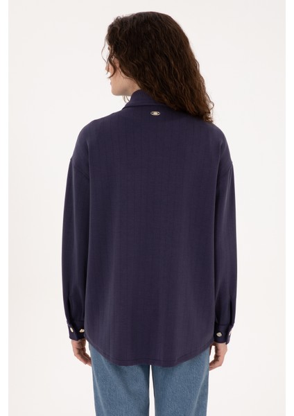 Kadın Mürdüm Gömlek Örme 50309510-VR074 indirimleri