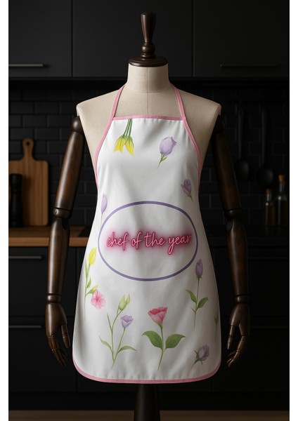 Dijital Baskılı Su Sıvı Geçirmez Leke Tutmaz Mutfak Önlüğü fiyatları