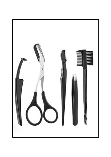 Gaman 5ın1 Kaş ve Kirpik Bakım Seti - Kaş Makası, Cımbızı, Tarağı, Dikey ve Yatay Usturası fiyatları