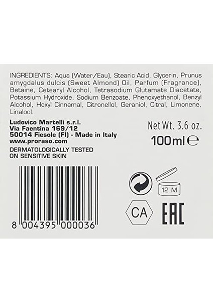 Proraso Yeşil Çay ve Yulaf Özlü Tıraş Öncesi Kremi 100ML