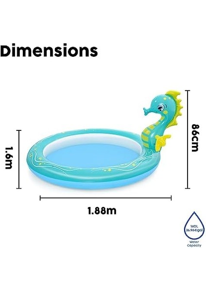 Denizatı Çocuk Havuzu, 1.88M x 1.60M x 86CM fiyatları