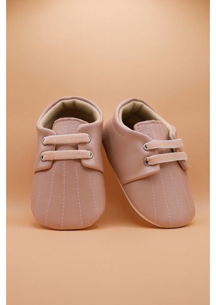 Nakışlı/lastikli Kız Bebek Ayakkabısı
