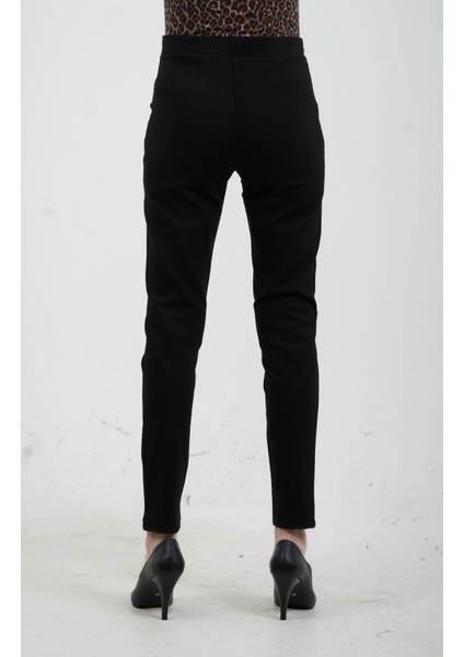 Siyah Çıt Çıt Detaylı Toparlayıcı Tayt indirimleri