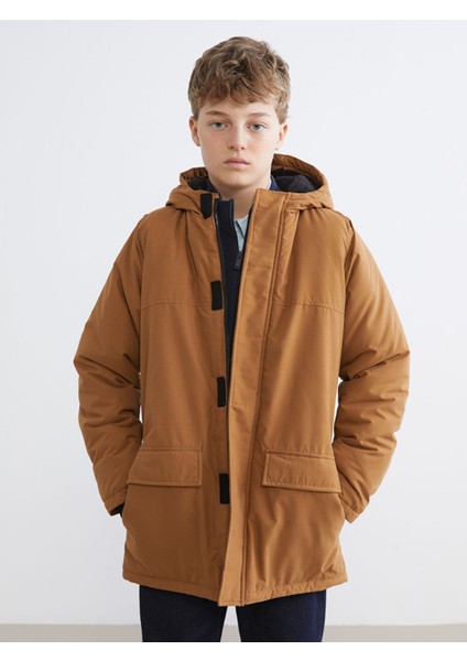 Yeni Sezon Kapüşonlu Erkek Çocuk Mont