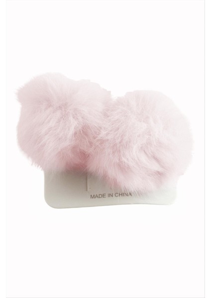 Tüylü Ponponlu Lastikli Toka 2 Adet modelleri