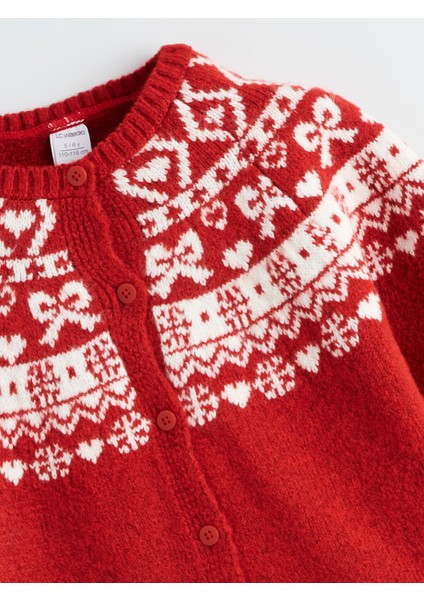 Yeni Sezon Bisiklet Yaka Kız Çocuk Triko Hırka fiyatları