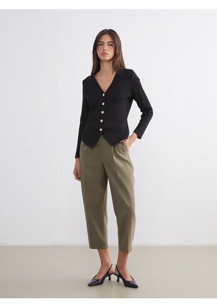 Yeni Sezon V Yaka Kadın Triko Hırka fiyatları