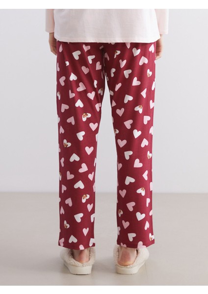 Yeni Sezon Beli Lastikli Desenli Hamile Pijama Altı fiyatları