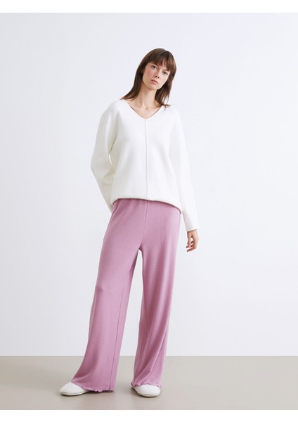 Yeni Sezon Beli Lastikli Kadın Pijama Altı