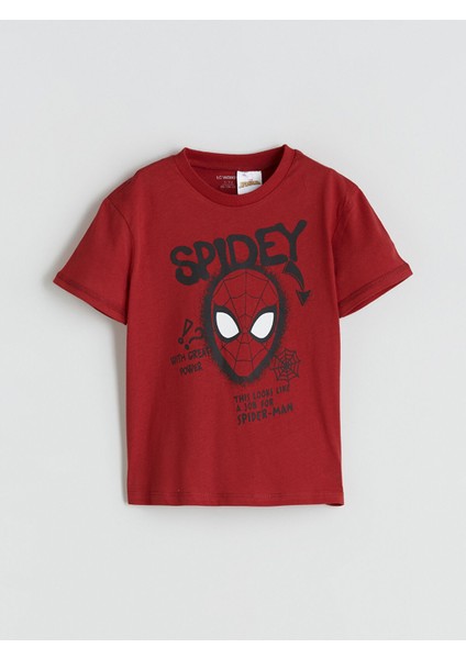 Yeni Sezon Spidey Baskılı Erkek Çocuk Tişört