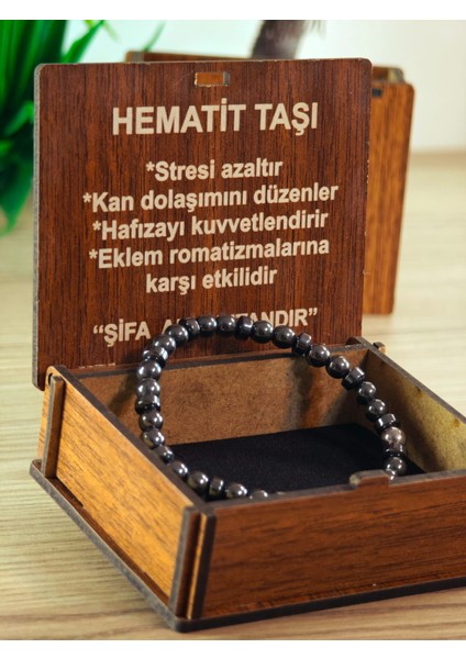 Doğaltaş Bileklik Akik Taşı, Hematit Taşı, Lav Taşı, Şifa Kaynağı Doğaltaş Bileklik