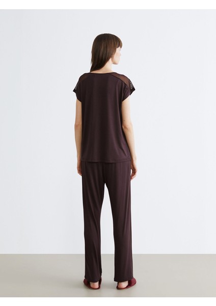 Yeni Sezon V Yaka Kadın Pijama Takım fırsatları