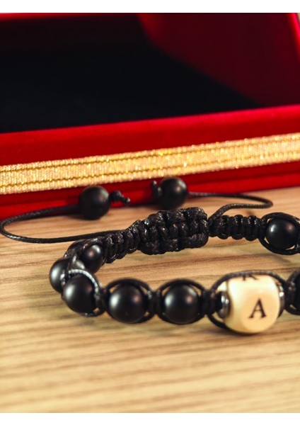 Makrome Doğaltaş El Yapımı Bileklik Doğal Taş Makrome Bileklik