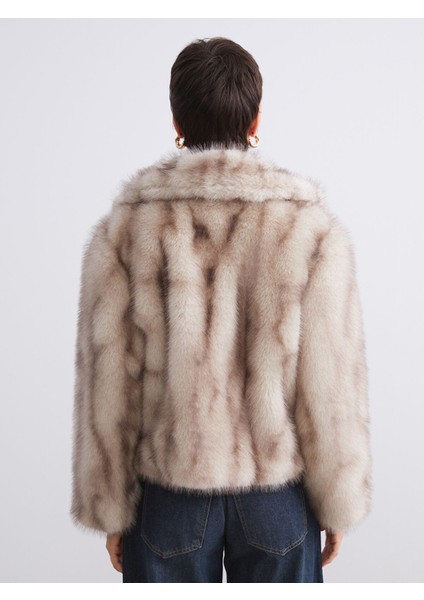 Yeni Sezon Dik Yaka Kadın Kürk Mont indirimleri