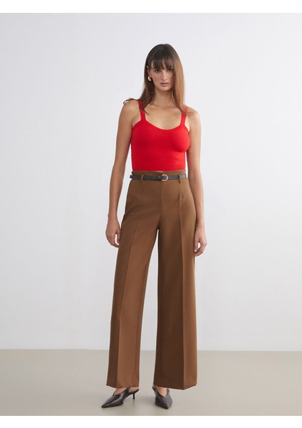 Yeni Sezon Kalp Yaka Kadın Triko Crop modelleri