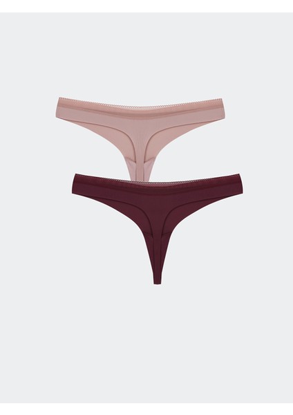 Yeni Sezon Düz Tanga Külot 2'li fiyatları