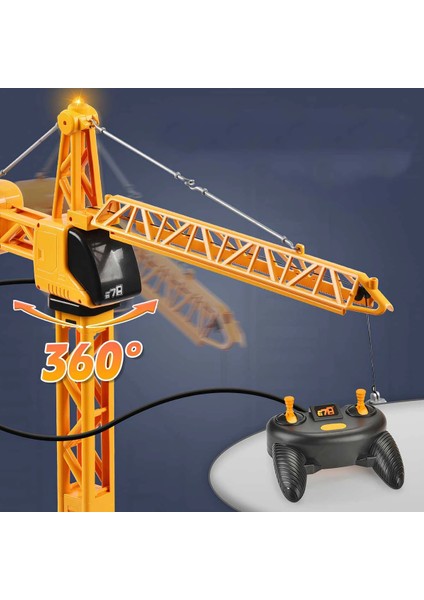 Kablo Kumandali 71 cm Yuksek Kaldirma Kapasiteli Kule Vinc Oyuncak 710X580X370MM fırsatları