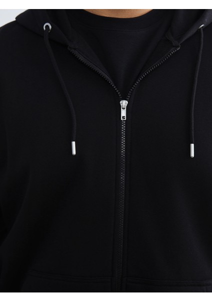 Yeni Sezon Büyük Beden Kapüşonlu Erkek Kalın Fermuarlı Sweatshirt modelleri