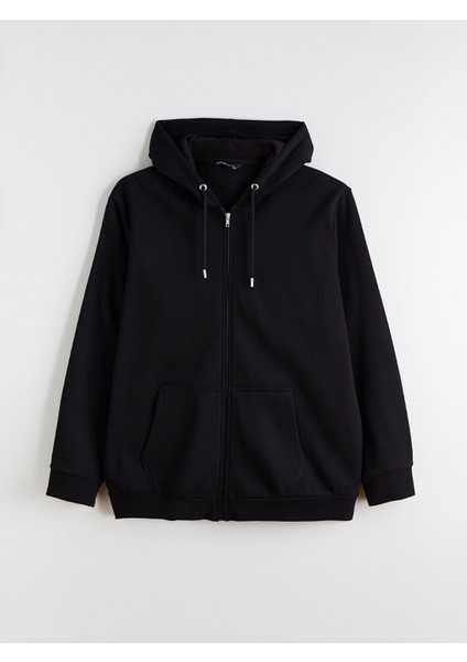 Yeni Sezon Büyük Beden Kapüşonlu Erkek Kalın Fermuarlı Sweatshirt indirimleri