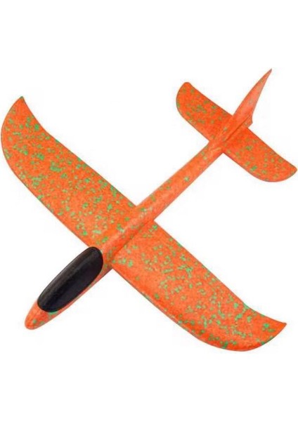 Çocuk Köpük Uçak Oyuncak – Elle Atılan Dayanıklı ve Eğlenceli El Planörü ✈️ Turuncu