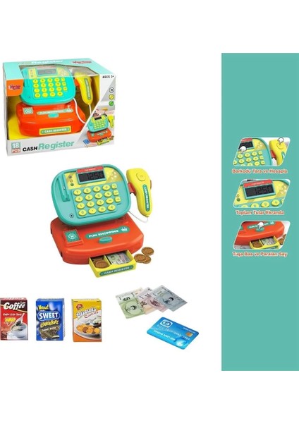 LS820A36-8 Işklı Hesap Makinalı Yazarkasa -Vrd fiyatları