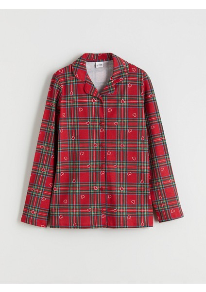 Yeni Sezon Ekose Desenli Kız Çocuk Pijama Takımı fiyatları