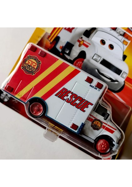 Disney Pixar Cars Morgan Martins Rescue Araç 1:55 Metal Diecast Koleksiyon Oyuncak indirimleri