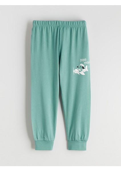 Yeni Sezon Beli Lastikli Erkek Çocuk Pijama Alt 2'li fiyatları