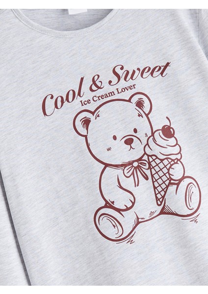 Yeni Sezon Bisiklet Yaka Kız Çocuk Pijama Takımı indirimleri