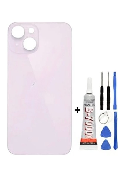 iPhone 13 Mini Arka Kapak Pil Kapagi + Yapistirici+Tamir Set Hediye