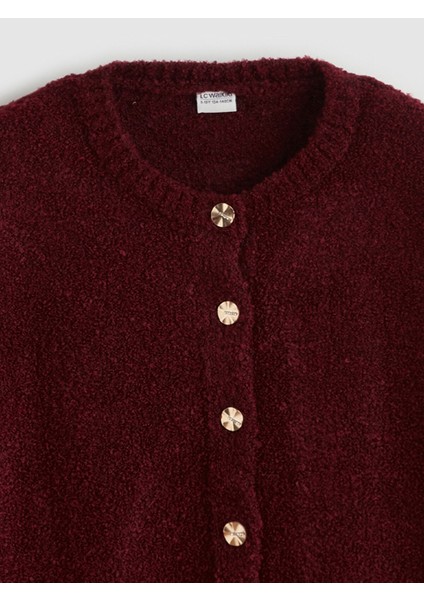 Yeni Sezon Bisiklet Yaka Kız Çocuk Triko Hırka modelleri