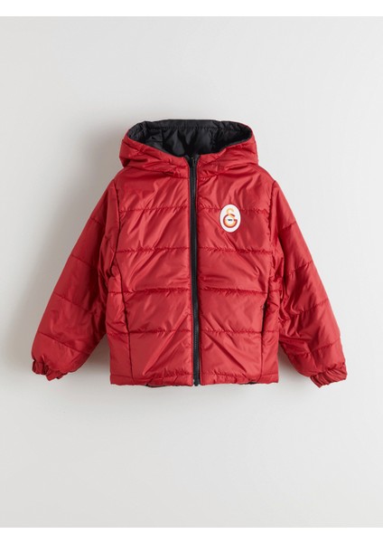 Yeni Sezon Galatasaray Baskılı Çift Yönlü Erkek Çocuk Mont fırsatları