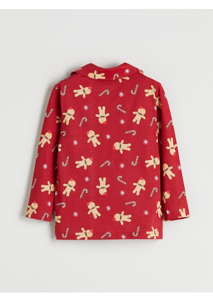 Yeni Sezon Yılbaşı Temalı Erkek Çocuk Pijama Takımı fırsatları