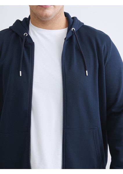 Yeni Sezon Büyük Beden Kapüşonlu Erkek Kalın Fermuarlı Sweatshirt modelleri